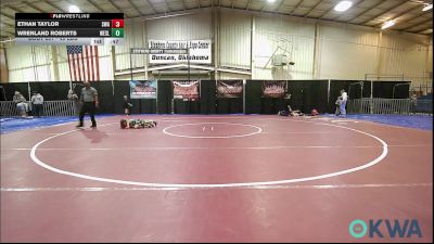 49 lbs Semifinal - Ethan Taylor, Shelton Wrestling Academy vs Wrenland Roberts, Wesley Wrestling Club