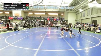 120 lbs Round Of 16 - Bradey Jonasch, Killingly vs Dylan Meyers, Ridgefield