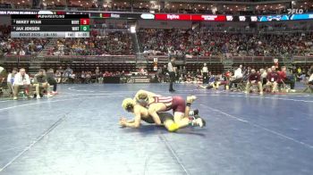 2A-150 lbs Cons. Semi - Jax Jensen, Winterset vs Mikey Ryan, Mount Vernon