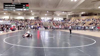 AA 150 lbs Cons. Round 2 - Zach Shepard, Houston High School vs Weston Neutz, Collierville High School