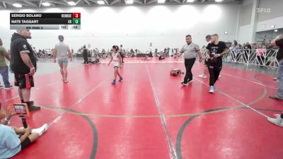 75 lbs Rr Rnd 2 - Sergio Bolano, RedNose Wrestling School - EL vs Nate Taggart, Kraken - EL