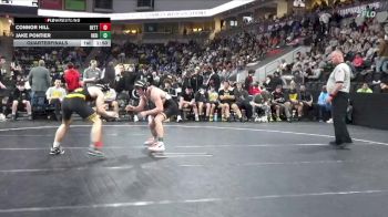 157 lbs Quarterfinal - Jake Pontier, Indianola vs Connor Hill, Bettendorf