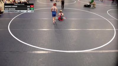 Elementary - 88 lbs Jace Matson, Simley vs Brooks Lusian, St Francis