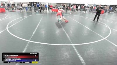 175 lbs Cons. Round 2 - Hunter Opper, Northern Exposure vs Carter McDaniel, Wrestling Factory