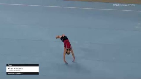 Kiran Mandava - Floor, Cypress Academy - 2021 US Championships