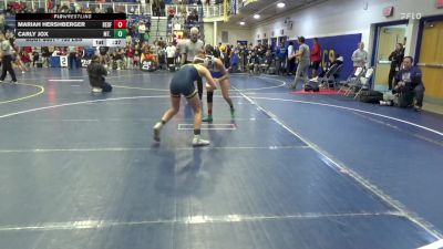 100 lbs Consy 6 - Mariah Hershberger, Bedford vs Carly Jox, Mt. Lebanon