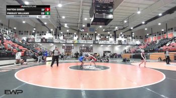 89 lbs Consolation - Payton Green, Sapulpa High School Girls vs Presley Williams, Sperry HS Girls