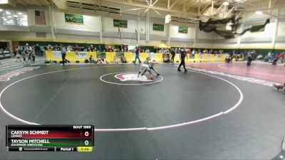 70 lbs Cons. Round 4 - Carsyn Schmidt, Lennox vs Tayson Mitchell, Governor Wrestling