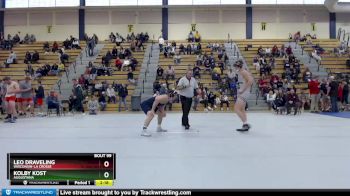 184 lbs Cons. Semi - Kolby Kost, Augustana vs Leo Draveling, Wisconsin-La Crosse