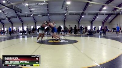 285 lbs Cons. Round 1 - Ryan Dimmick, Unattached-Kent State vs Josh Johnson-Cantrell, Mercyhurst University