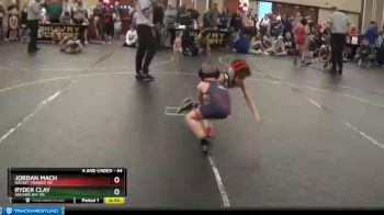 44 lbs Round 5 - Jordan Mach, Rocket Trained Wc vs Ryder Clay, Anchor Bay Wc