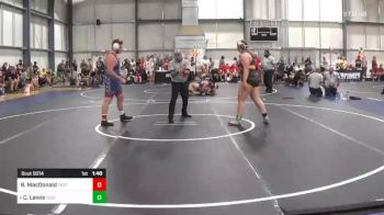 220 lbs Rr Rnd 2 - Eli Denton, Young Guns (IL) - Yellow vs Millie Peach, Dark Knights WC (IA)