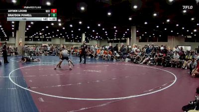 126 lbs Quarters & 3rd Wb (32 Team) - Jayden Locke, North DeSoto Red vs Braydon Powell, The Factory Wrestling