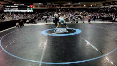 4A 160 lbs Semifinal - Cruz Martinez, West Las Vegas vs Isiah Sanchez, Santa Teresa