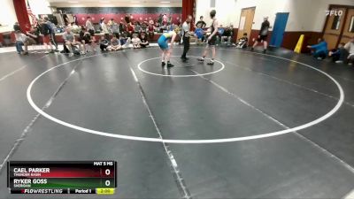 132 lbs Champ. Round 1 - Ryker Goss, Sheridan vs Cael Parker, Thunder Basin