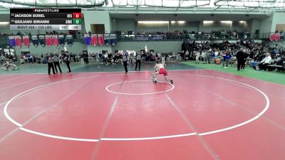 132 lbs Consi Of 8 #2 - Jackson Sorel, Norwich Free Academy vs Giuliano Sirianni, Simsbury