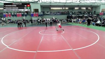 132 lbs Consi Of 8 #2 - Jackson Sorel, Norwich Free Academy vs Giuliano Sirianni, Simsbury