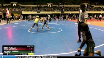 95 lbs Cons. Semi - Jackson Robbins, Chesapeake vs Cory Pasiliao, Hickory Wrestling Club
