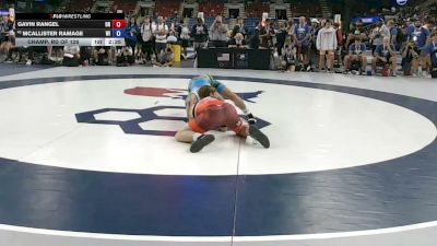 138 lbs Champ. Rd Of 128 - Gavin Rangel, Oregon vs McAllister Ramage, Wisconsin