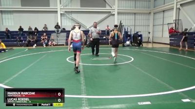 84 lbs Placement Matches (16 Team) - Maddux Rabczak, Team Gotcha vs Lucas Roedel, Spatola Wrestling