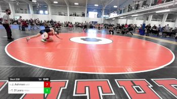 138 lbs Consi Of 8 #1 - Jake Ashman, Natick vs Timothy O'Leary, Franklin