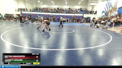 182 lbs Semifinal - Garrett Leonard, Lake City vs Hector Miramontes, Buhl