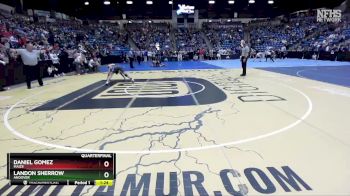 5A - 132 lbs Quarterfinal - Landon Sherrow, Andover vs Daniel Gomez, Maize