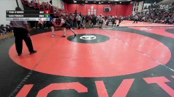 215 lbs Cons. Round 4 - Dan French, Woodstock (MARIAN) vs Tom O`Brien, Chicago (MARIST)
