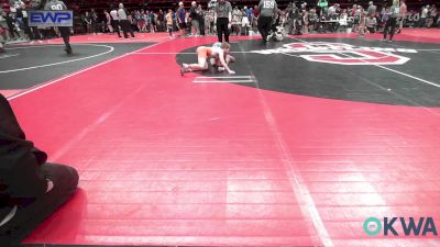 85 lbs Round Of 16 - Wade Smith, Tonkawa Takedown Club vs Wyatt Austin, Sperry Wrestling Club