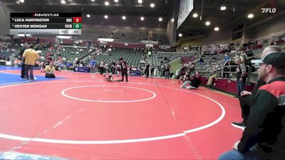 52 lbs 3rd Place Match - Luca Huntington, Battlefield Wrestling Club vs Dexter Morgan, Prairie Grove Youth Wrestling