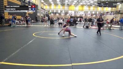 84 lbs 1st Place Match - Mac Heysinger, Mustang Wrestling Club vs Sam Smith, Sebolt Wrestling Academy
