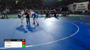 3A 285 lbs Cons. Semi - Donald Riess, Bonners Ferry vs Caden Dalling, Sugar-Salem