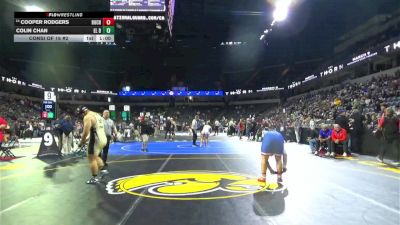 285 lbs Consi Of 16 #2 - Cooper Rodgers, Buchanan (CS) vs Colin Chan, El Dorado (SS)