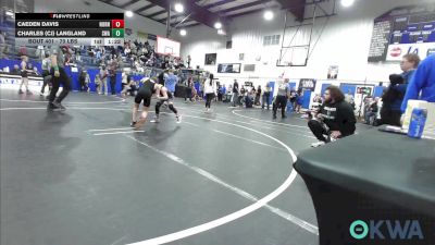 70 lbs Rr Rnd 1 - Caeden Davis, Norman North vs Charles (CJ) Langland, Shelton Wrestling Academy