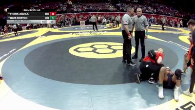 D1-175 lbs Cons. Round 1 - Frank Aquila, Brecksville vs Nate Boston, Loveland