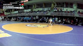 144 lbs Round 1 (4 Team) - Blake Simpson, Eaglecrest vs Blythe Biberdorf, Lincoln East