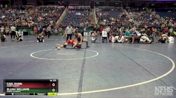 1A 175 lbs Semifinal - Elijah Williams, Union Academy vs Cael Dunn, Avery County