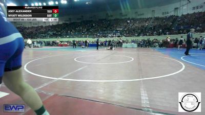 130 lbs Consi Of 32 #2 - Clifton Rayburn, Mary Golda Ross Middle School vs Cooper Willard, Deer Creek Wrestling