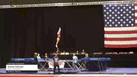 Maddie Ballinger - Individual Trampoline, Stick It Gymnastics - 2021 USA Gymnastics Championships