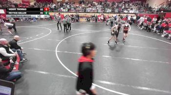 126 lbs 3rd Place Match - Henry Thomas, Glenns Ferry High School vs Peyton Keller, Preston