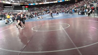 3A 138 lbs Cons. Round 2 - Porter Mills, Malad vs Jackson Spry, Kellogg