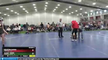 125 lbs Round 2 (6 Team) - Kasey Reed, Montana White vs Keaton Gates, Iowa Red