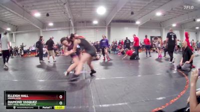 170 lbs Round 1 - Elleigh Hall, Unaffiliated vs Diamond Vasquez, Next Level Wrestling Club