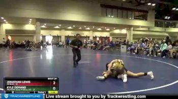 160 lbs Round 3 (16 Team) - Kyle Demand, Michigan Gold Pitbulls AS vs Jonathan Lewis, SD Blue