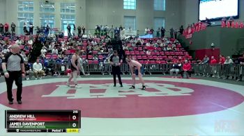 215 lbs Champ. Round 1 - Andrew Hill, Brentwood Academy vs James Davenport, Friendship Christian School