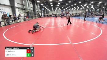 113 lbs Rr Rnd 1 - Kory Walls, 4M Strength vs Teague Strobel, Roundtree Wrestling Academy Black