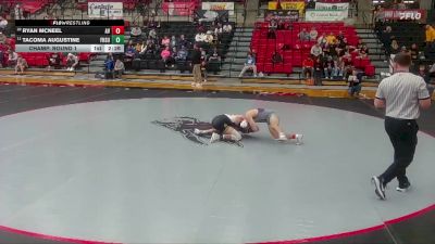 141 lbs Champ. Round 1 - Tacoma Augustine, Fort Hays State vs Ryan McNeel, Avila