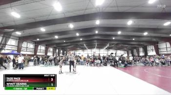 55 lbs Cons. Round 4 - Wyatt Kearns, Cougars Wrestling Club vs Taze Pace, Morgan Wrestling Club