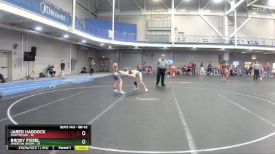 88-92 lbs Round 4 - Jared Haddock, Unattached vs Brody Fissel, American Dream