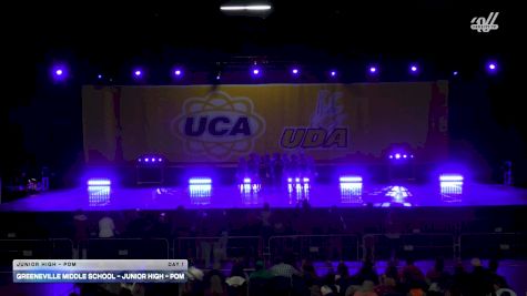 Greeneville Middle School - Junior High - Pom [2025 Junior High - Pom Day 1] 2025 UCA & UDA Smoky Mountain Championship
